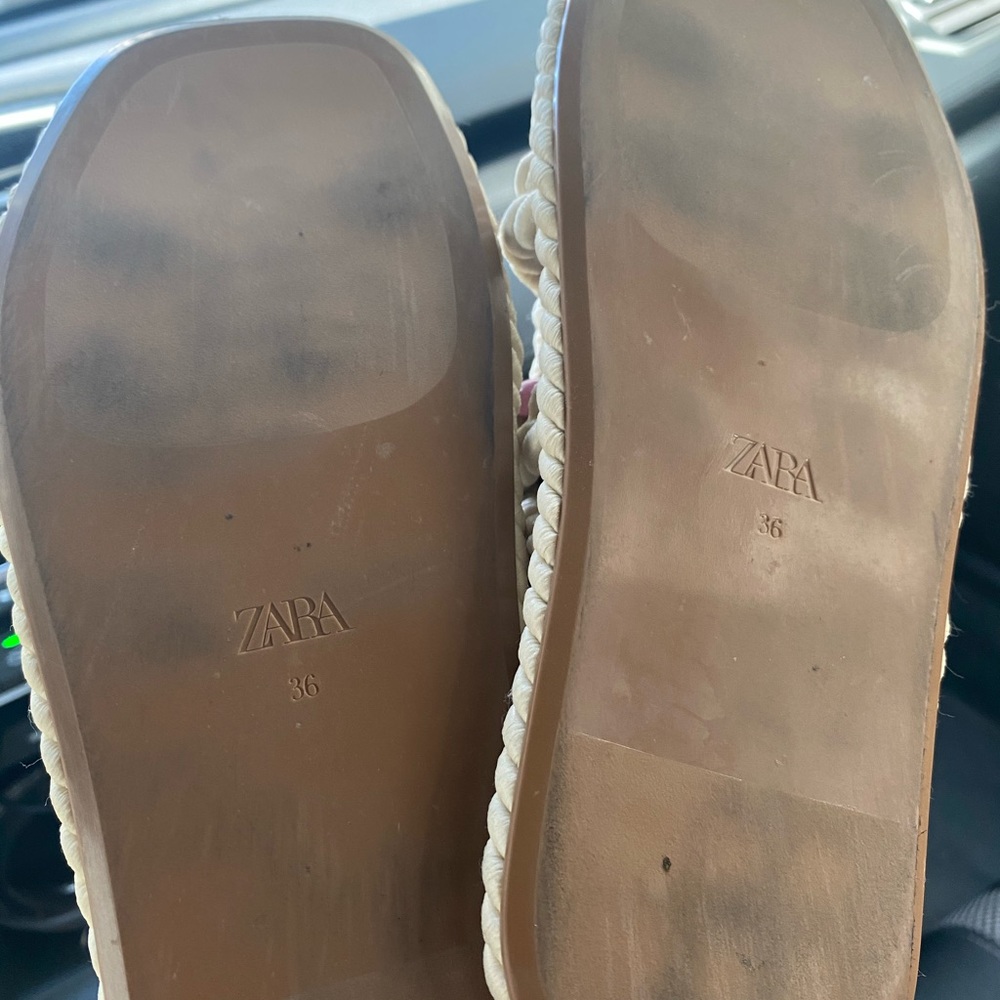 Zara knitted sandals